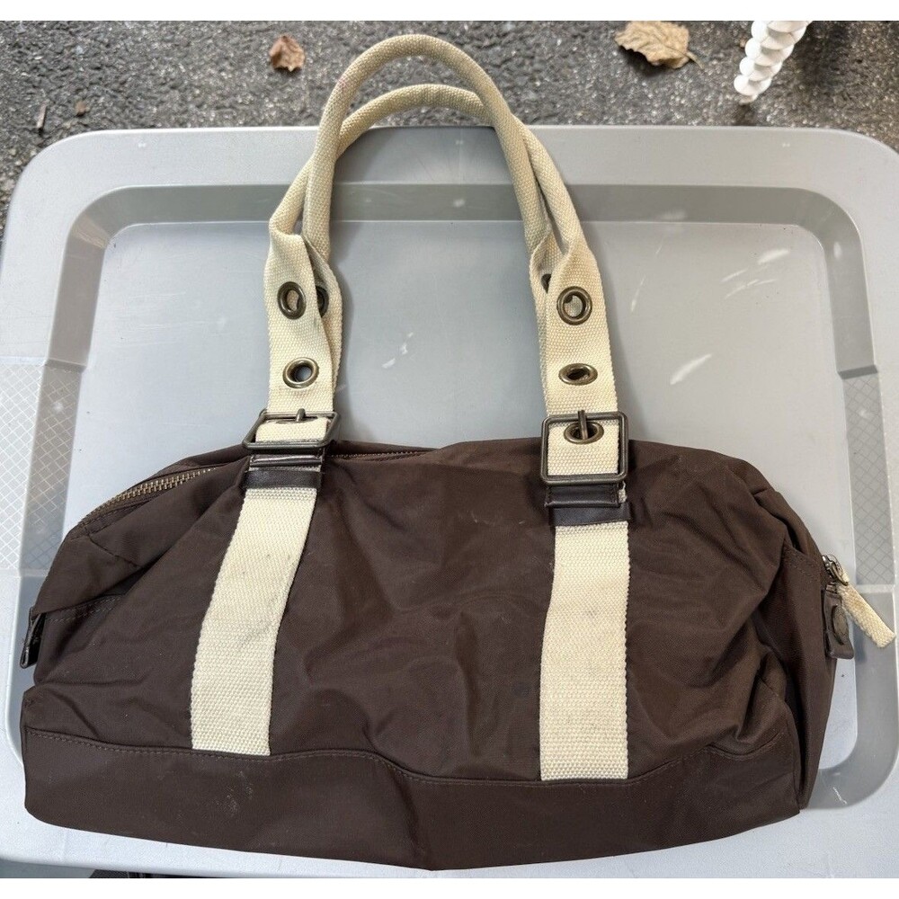 Vintage Gap Mini Duffle Bag Brown